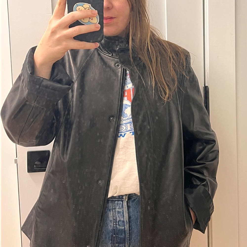 Leather Moto Jacket